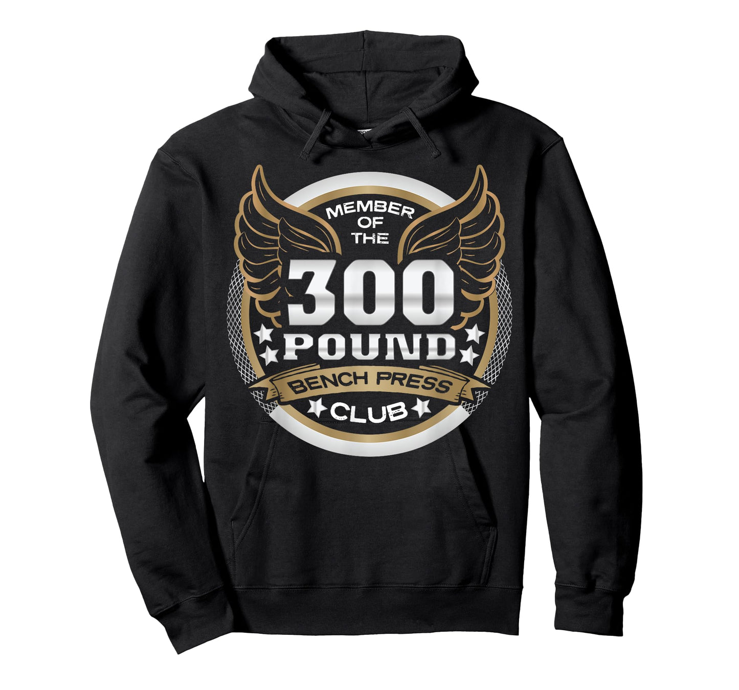 300 Pound Bench Press Club for Powerlifter Weightlifter Gym T-Shirt