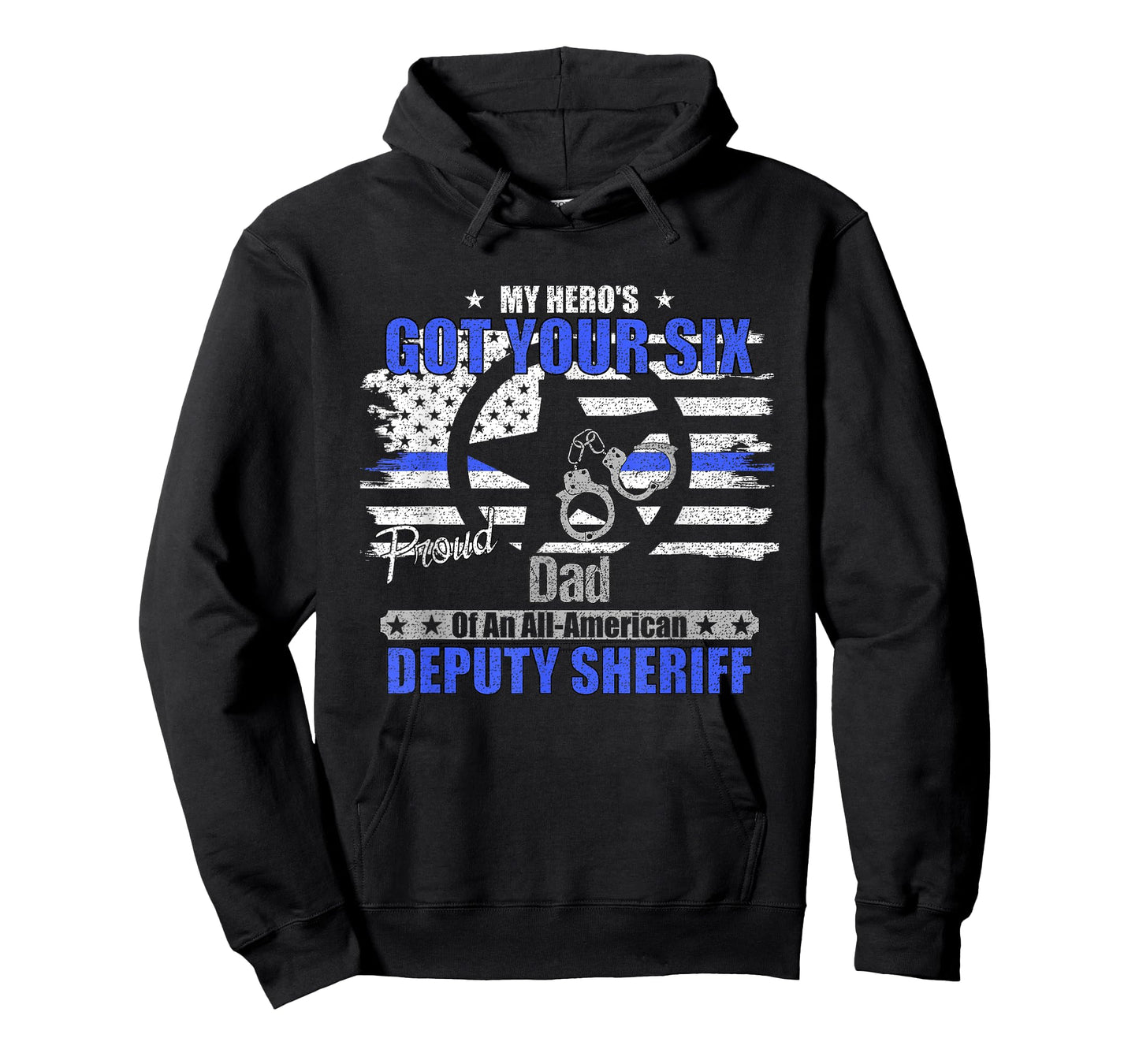 Deputy Sheriff Proud Dad Graphic T-Shirt
