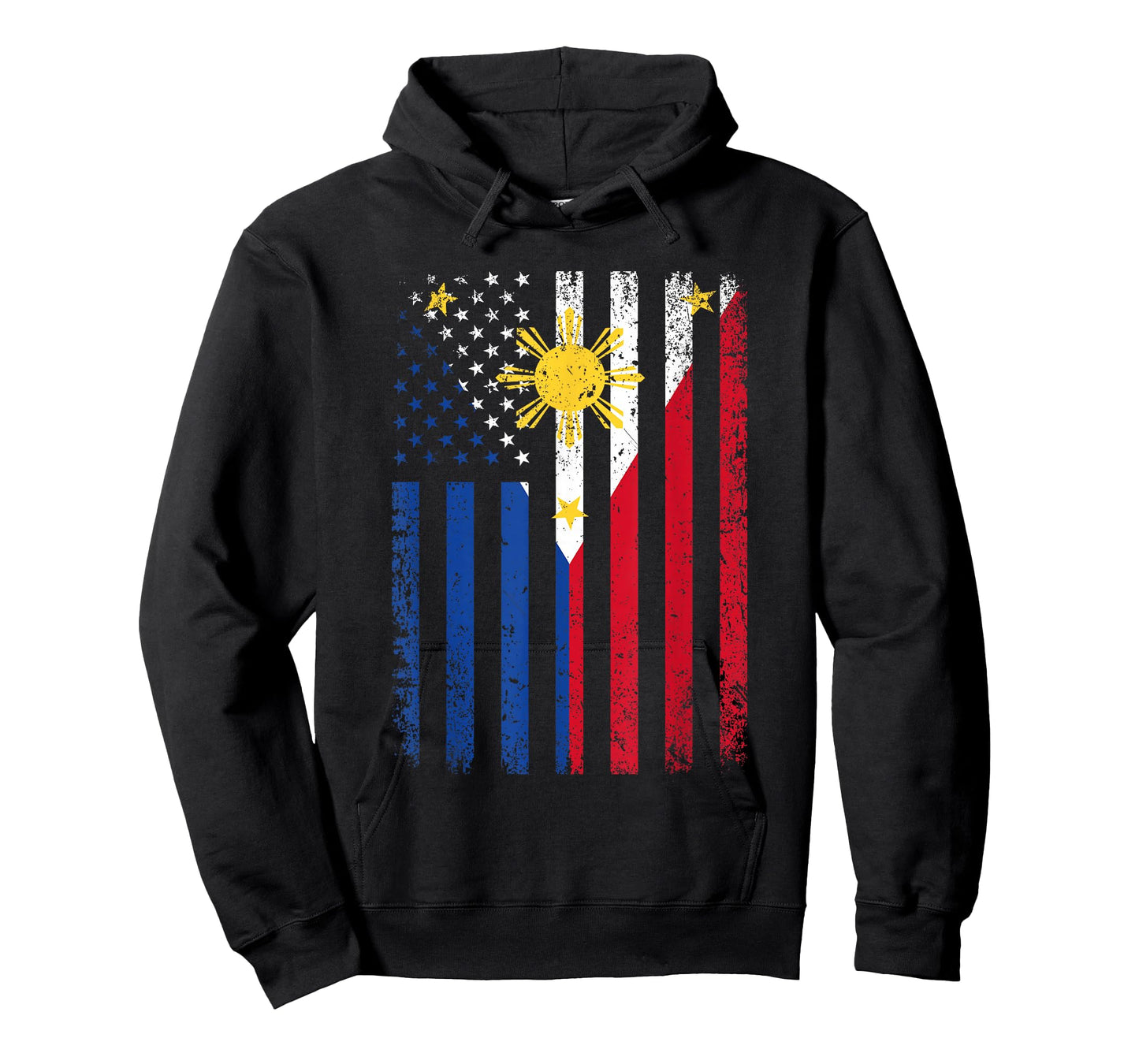 Philippines USA Flag 4th of July American Philippine Flag T-Shirt