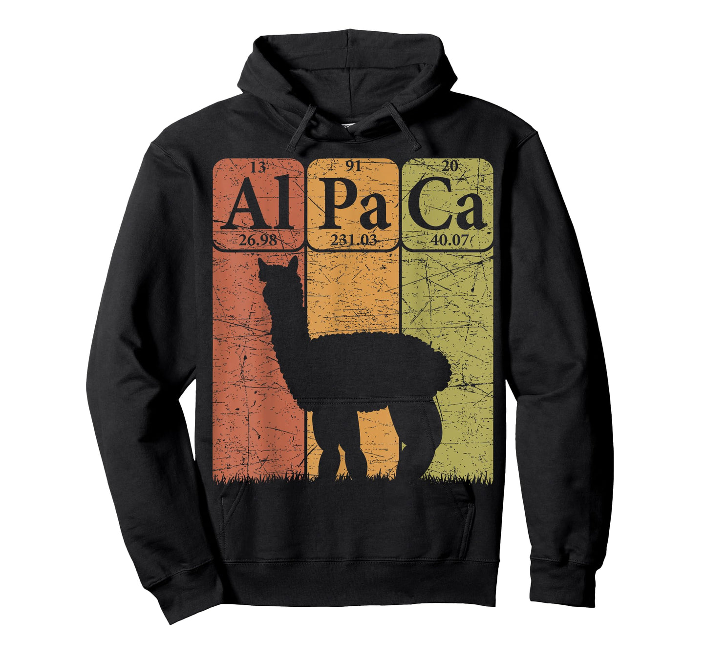 Alpaca Periodic Table Elements Llama Alpaca Vintage T-Shirt