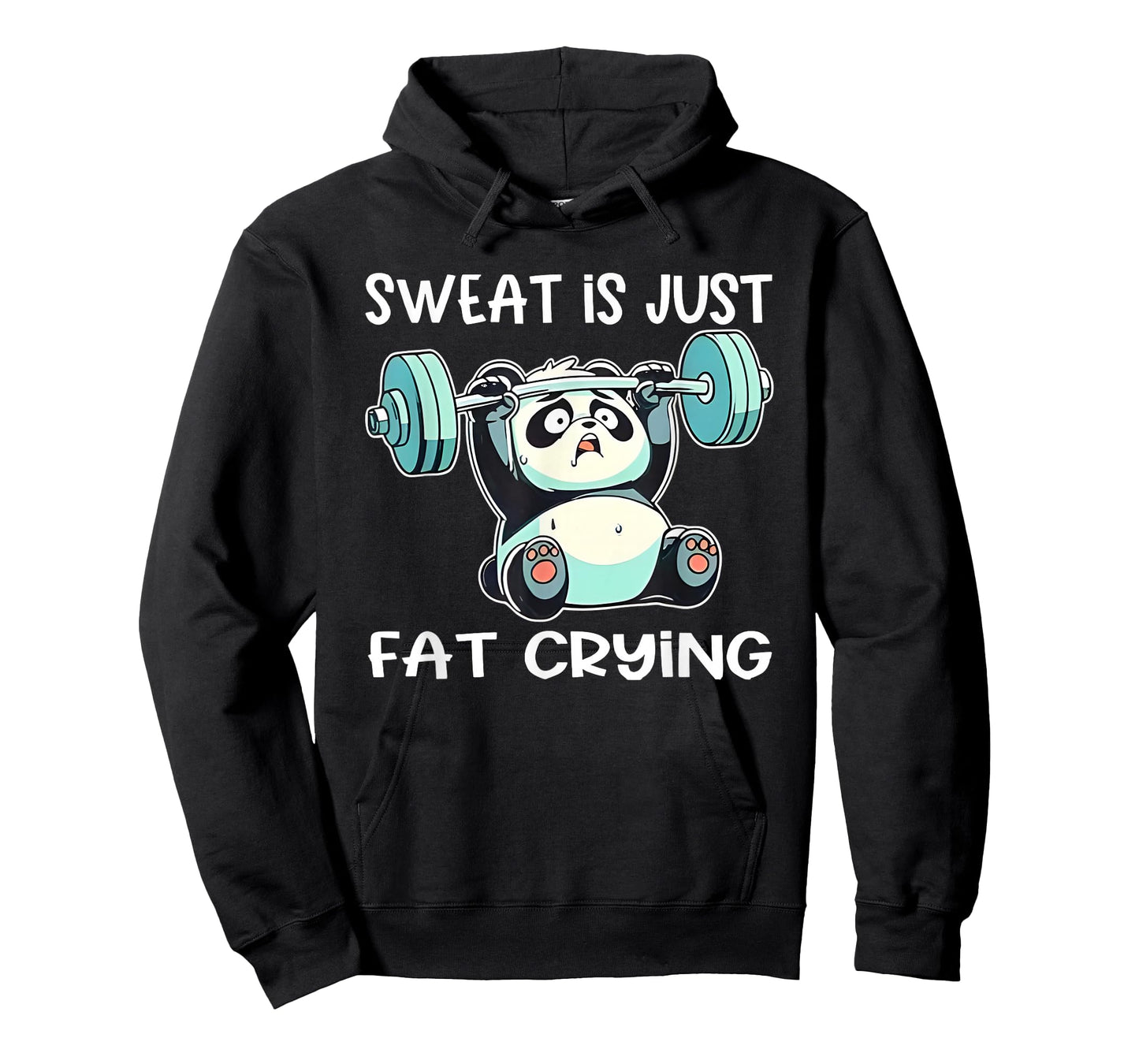 Panda Sweat Is Just Fat Crying Gym T-Shirt