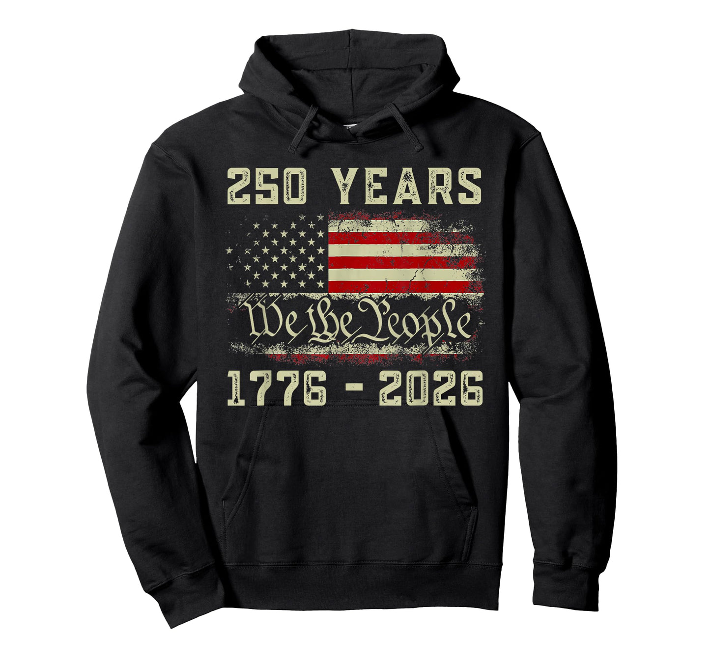 250 Years 1776-2026 250th Birthday USA Patriotic 4th of July T-Shirt