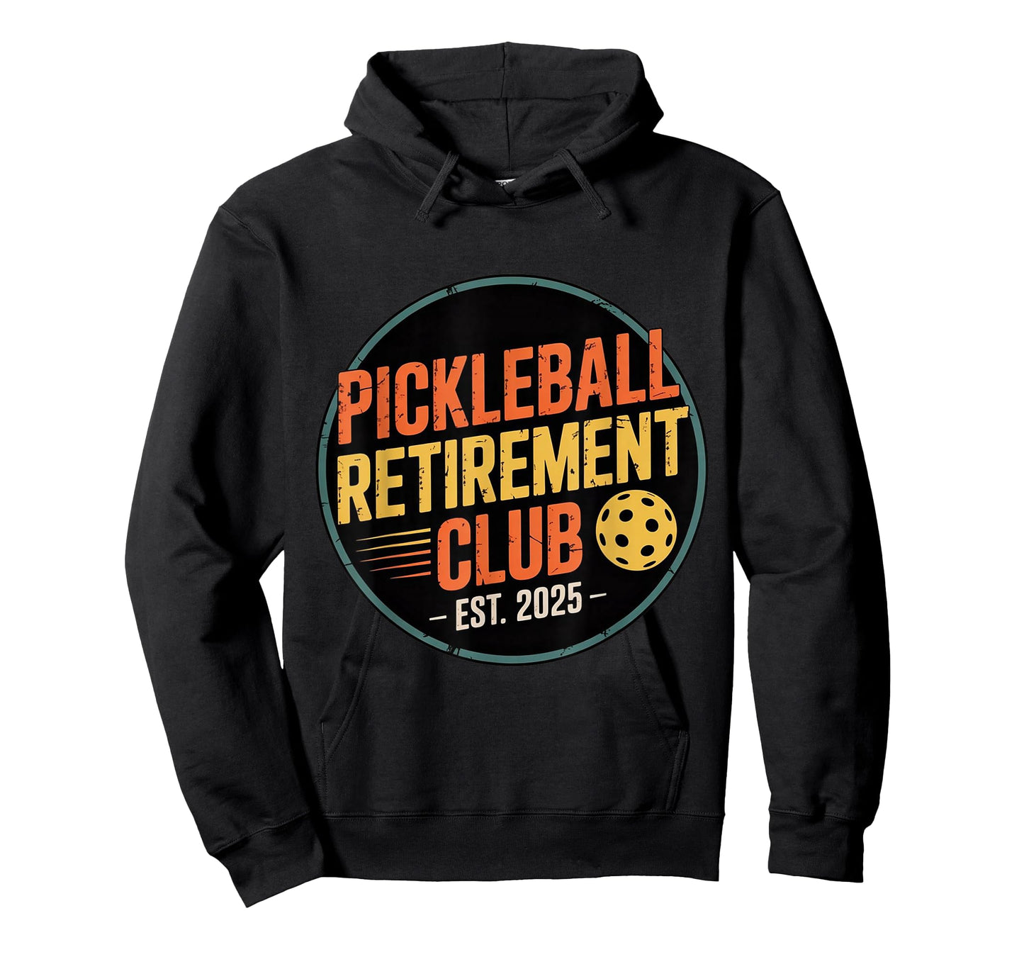 Retro Pickleball Retirement Club Apparel Retro Vintage T-Shirt