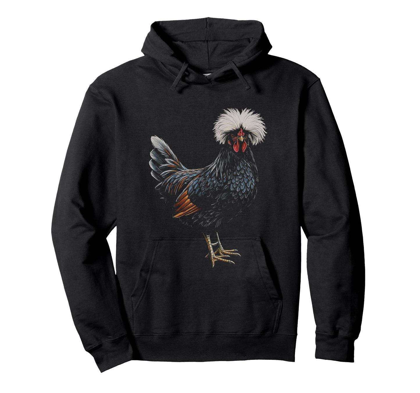 Polish Chicken Drawing Art Design T-Shirt