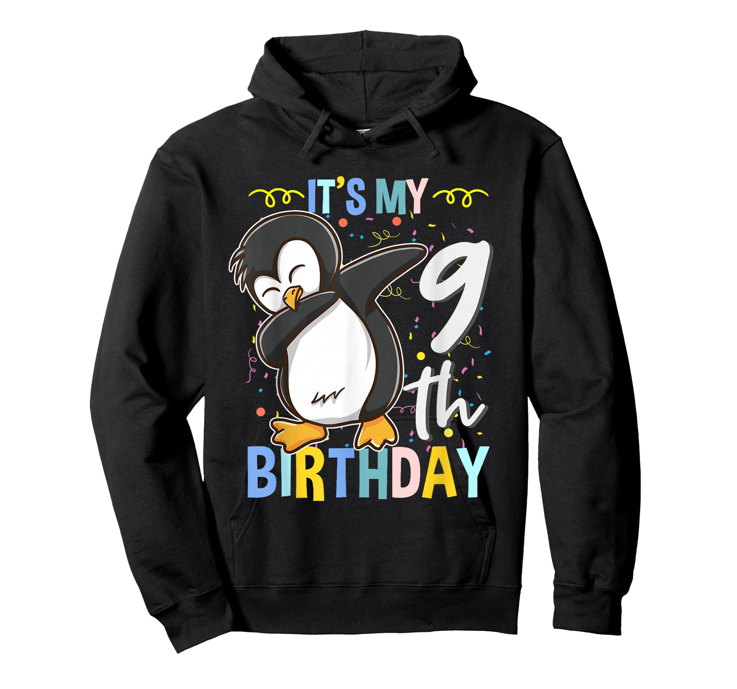 Its My 9th Birthday Dabbing Penguin T-Shirt