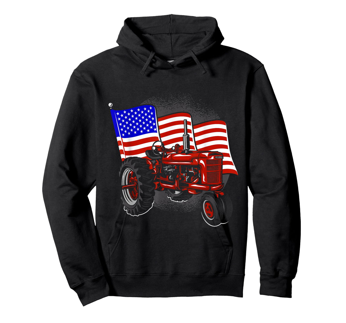 4th Of July Gift Patriotic Farmer US Flag Tractor Farmer T-Shirt
