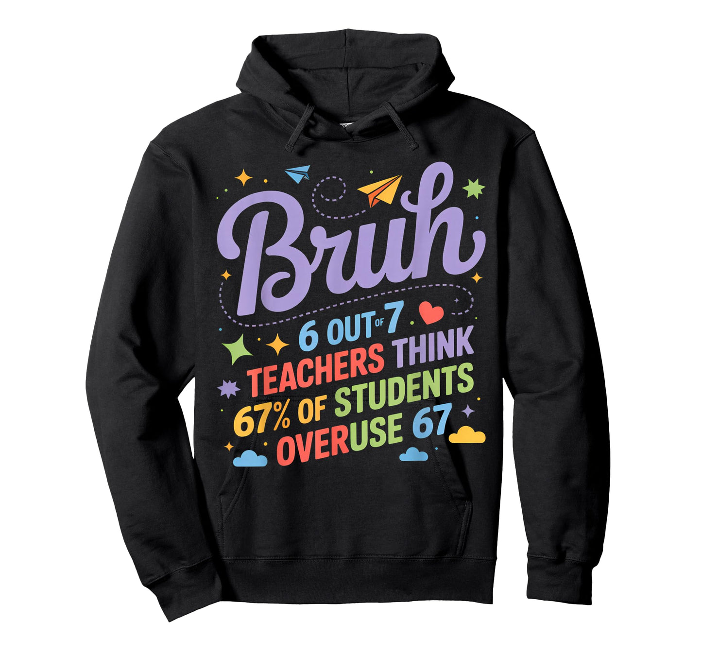 Bruh 67 Teachers Meme Funny School Quote T-Shirt