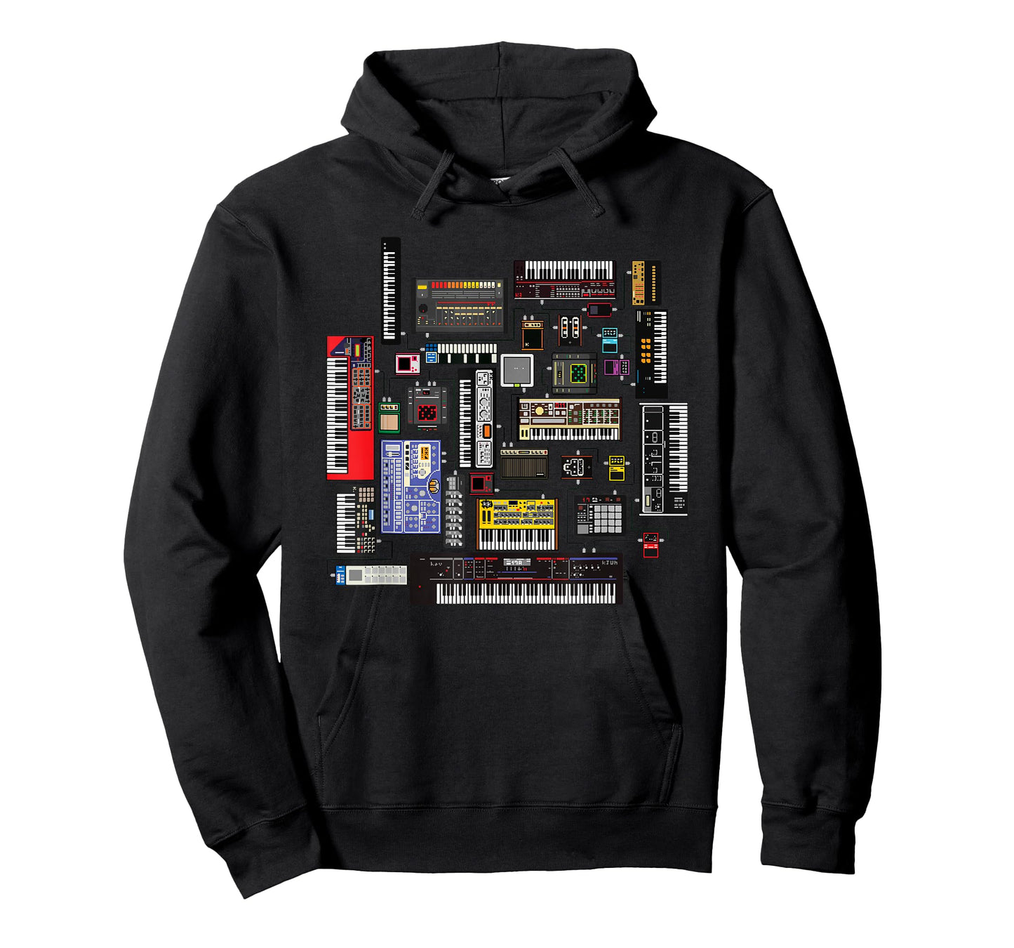 Analog Modular Synthesizer Music Producer Keyboard T-Shirt