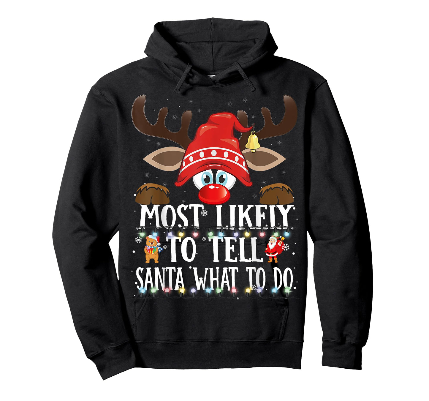 Christmas Matching Most Likely to Tell Santa What to Do PJS T-Shirt
