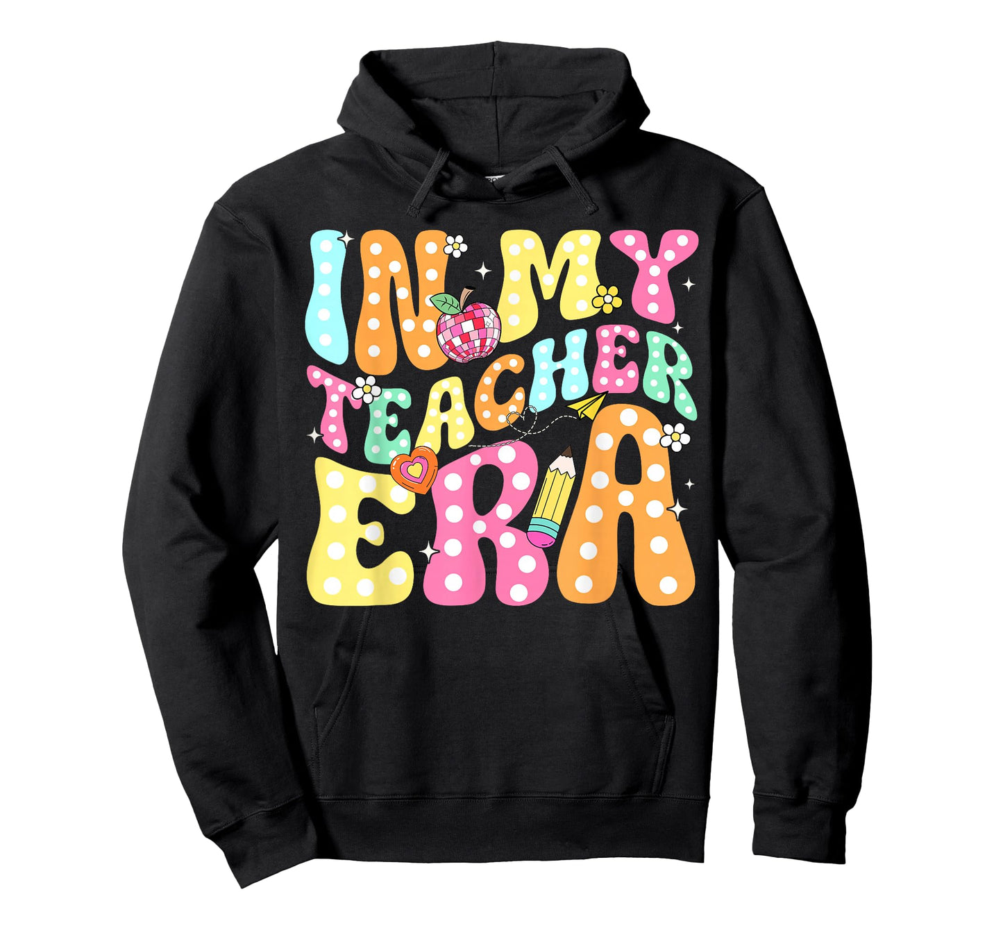 in My Teacher Era Retro 100th Day Back to School Teacher Kid T-Shirt