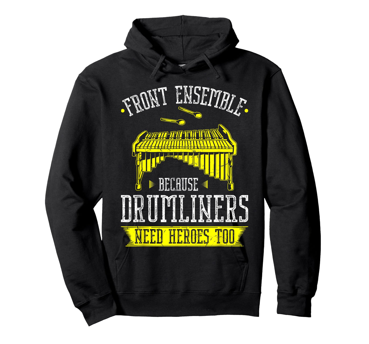 Funny Front Ensemble Marching Band, Drumliners Need Heroes T-Shirt