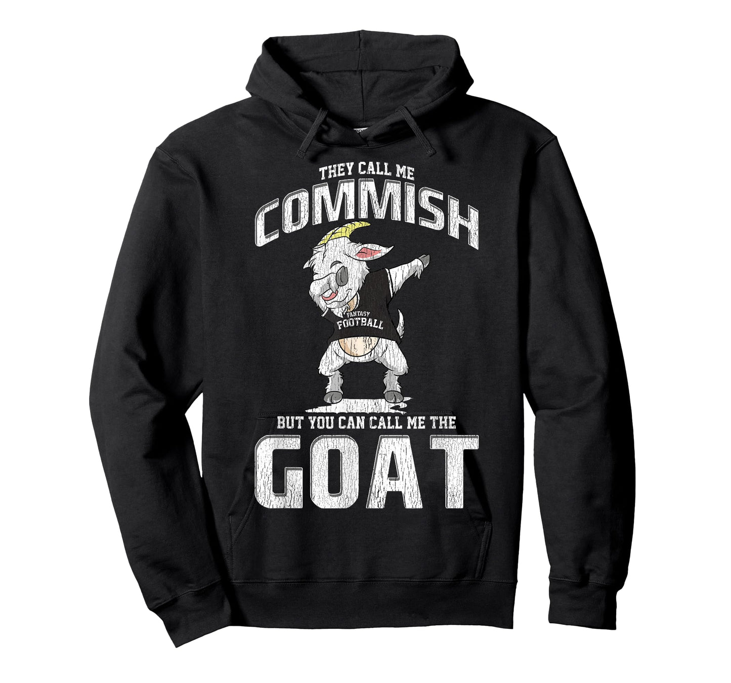Fantasy Football Commissioner Commish Dabbing Goat Draft Day T-Shirt