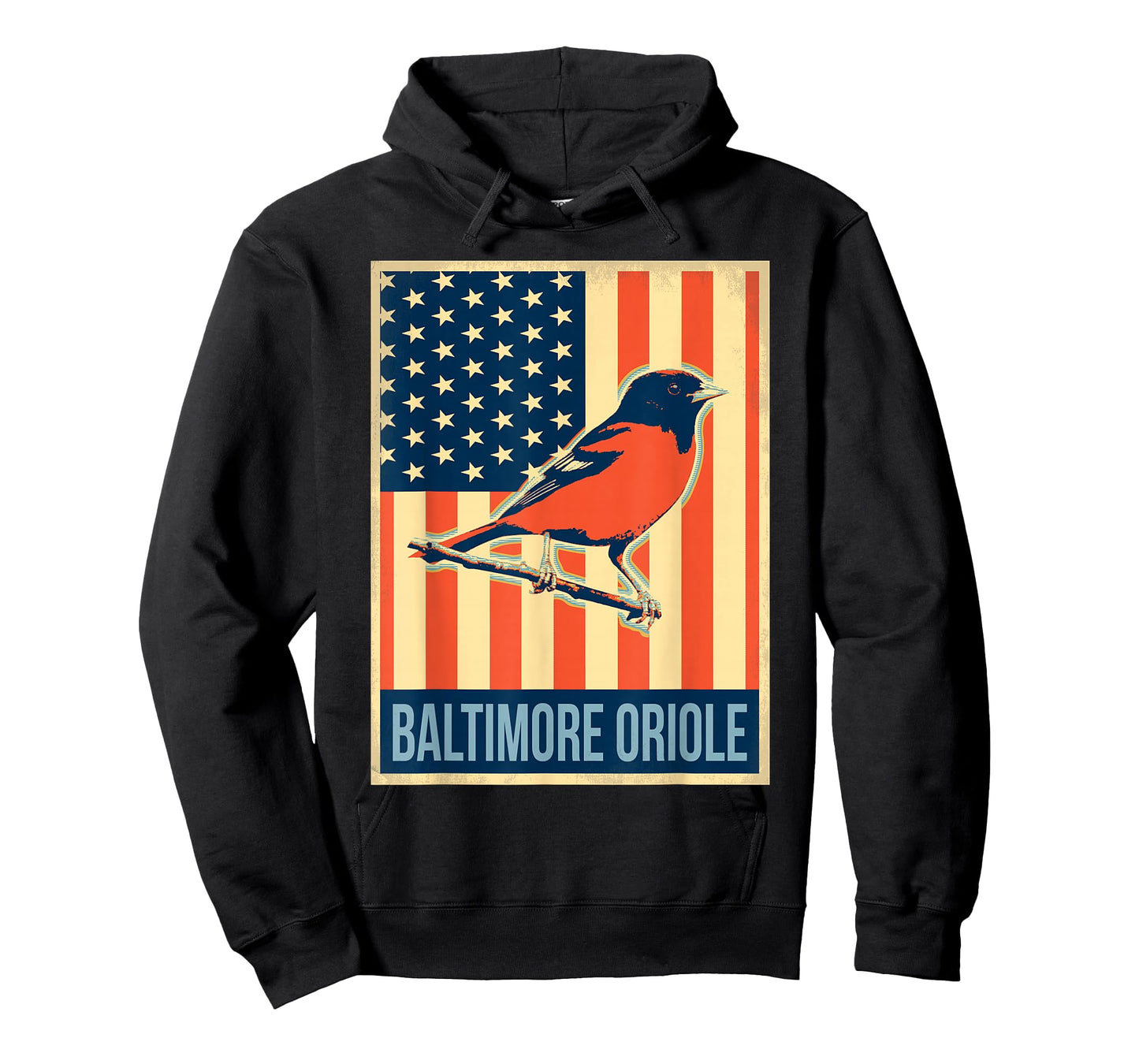 Vintage US Flag Baltimore Oriole Shirt T-Shirt