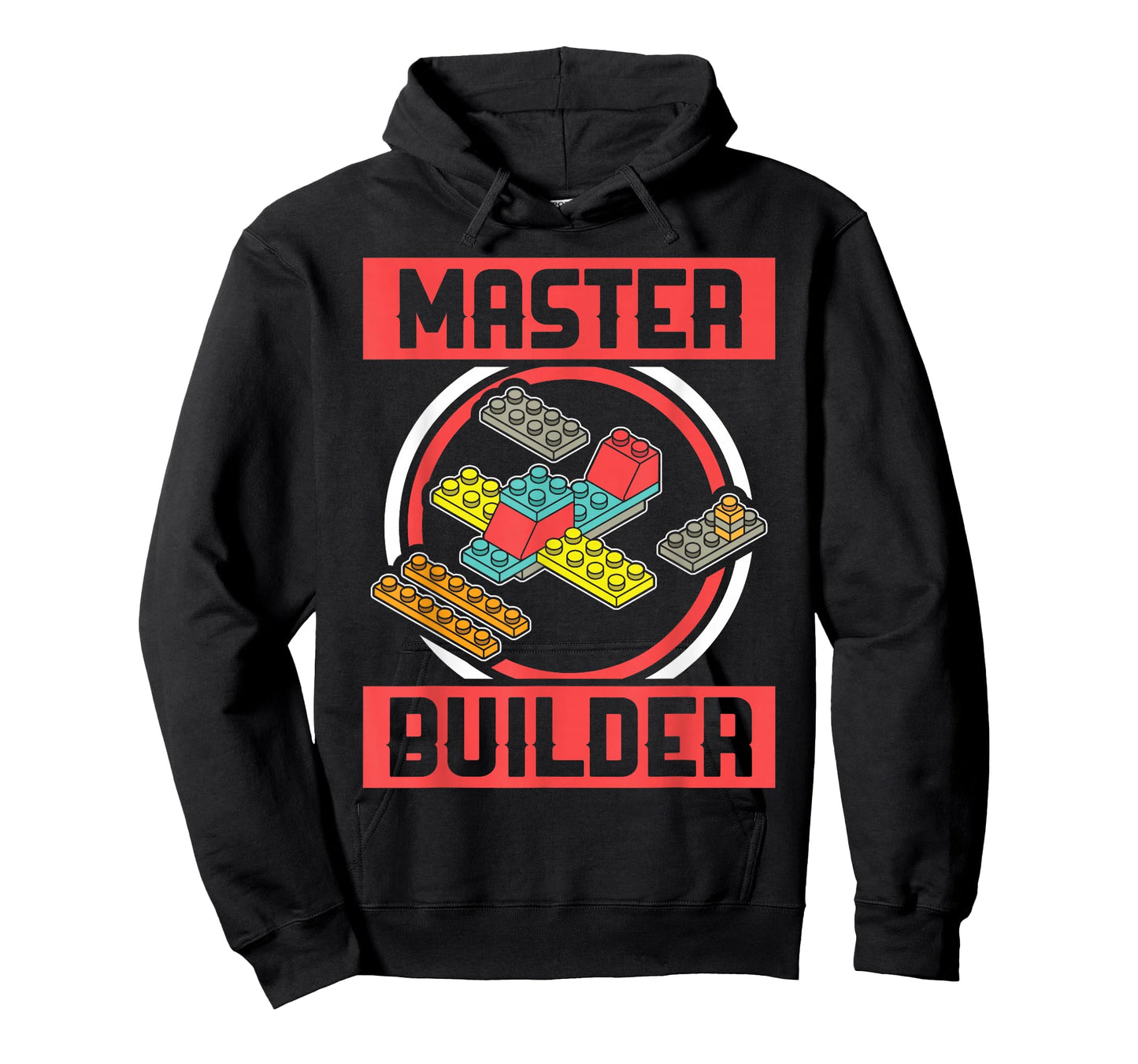 Master Builder Kids Building Blocks Birthday Bricks Boy Gift T-Shirt