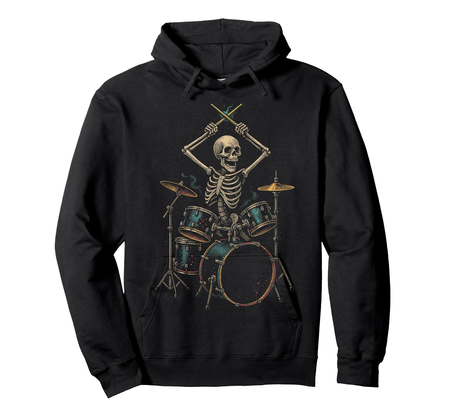 Skeleton Drummer Drums T-Shirt