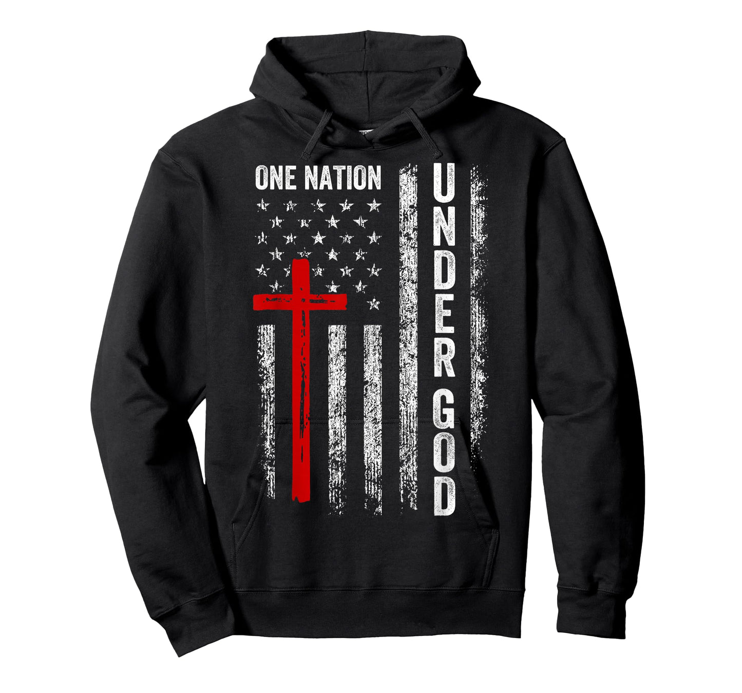 USA Flag Christian Faith Family Freedom Dad Men 4th of July T-Shirt