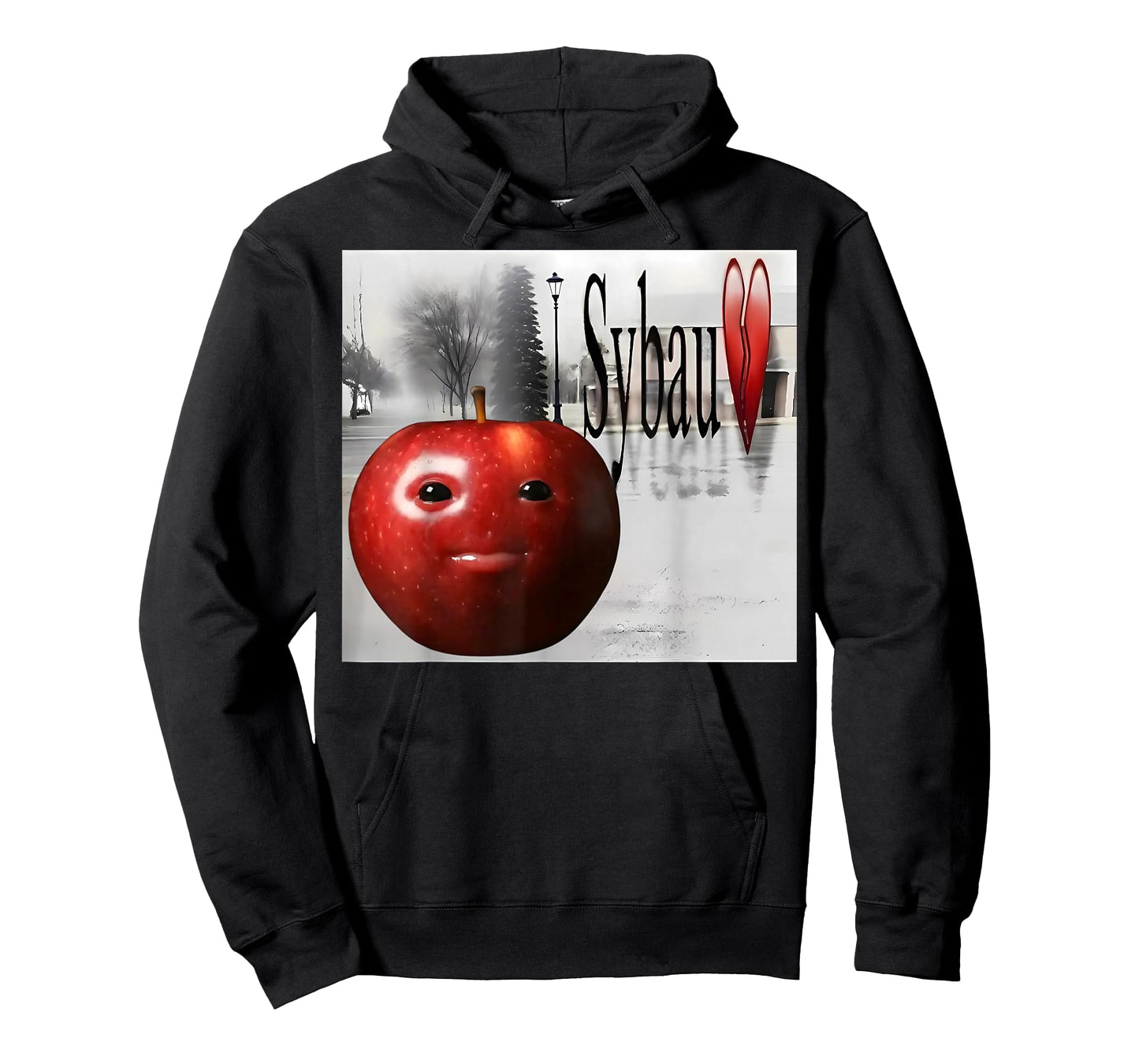Funny SYBAU Silly AI Apple gen z Meme BrainRot Humor T-Shirt