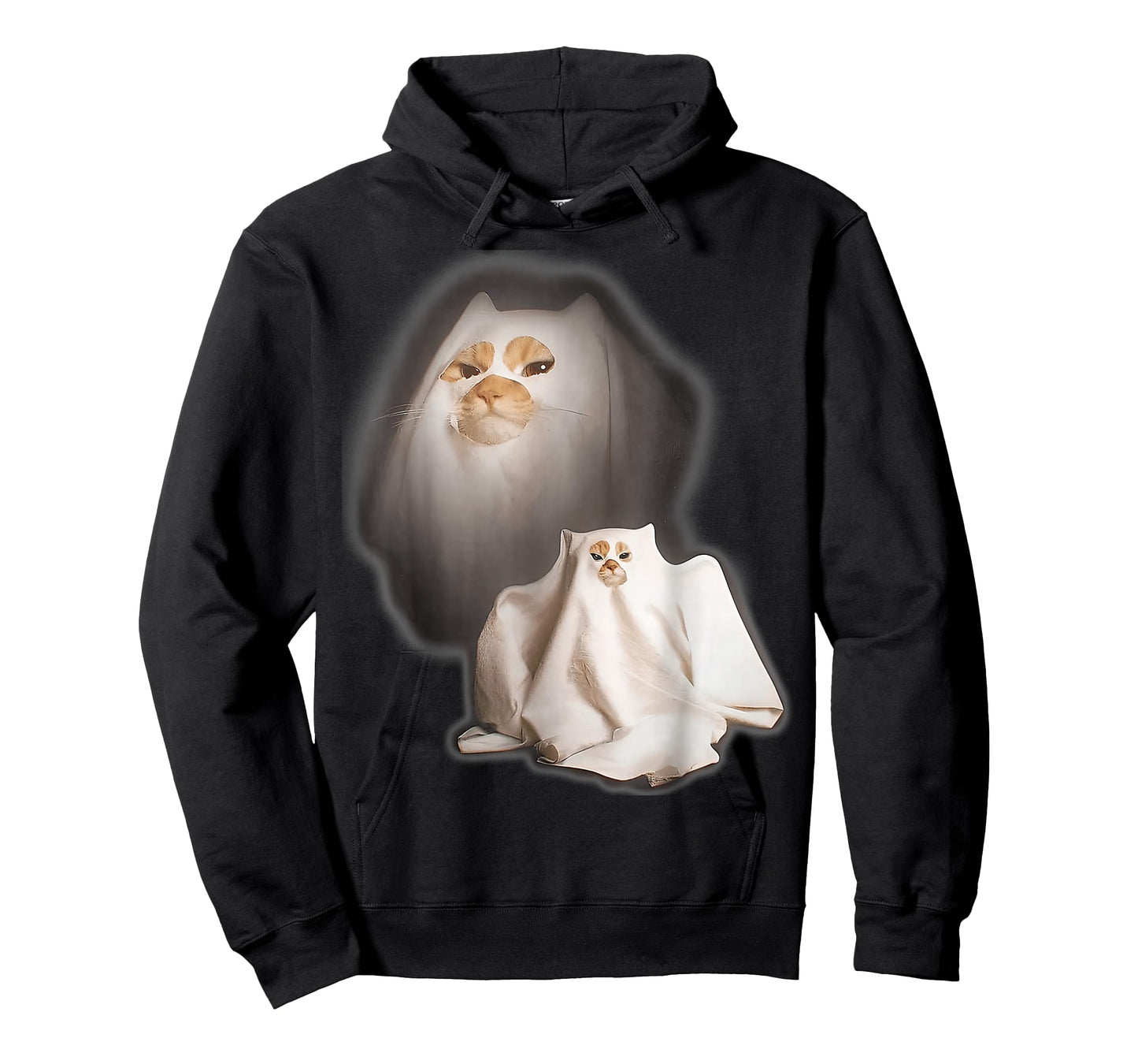 Ghost Cat Meme Halloween T-Shirt