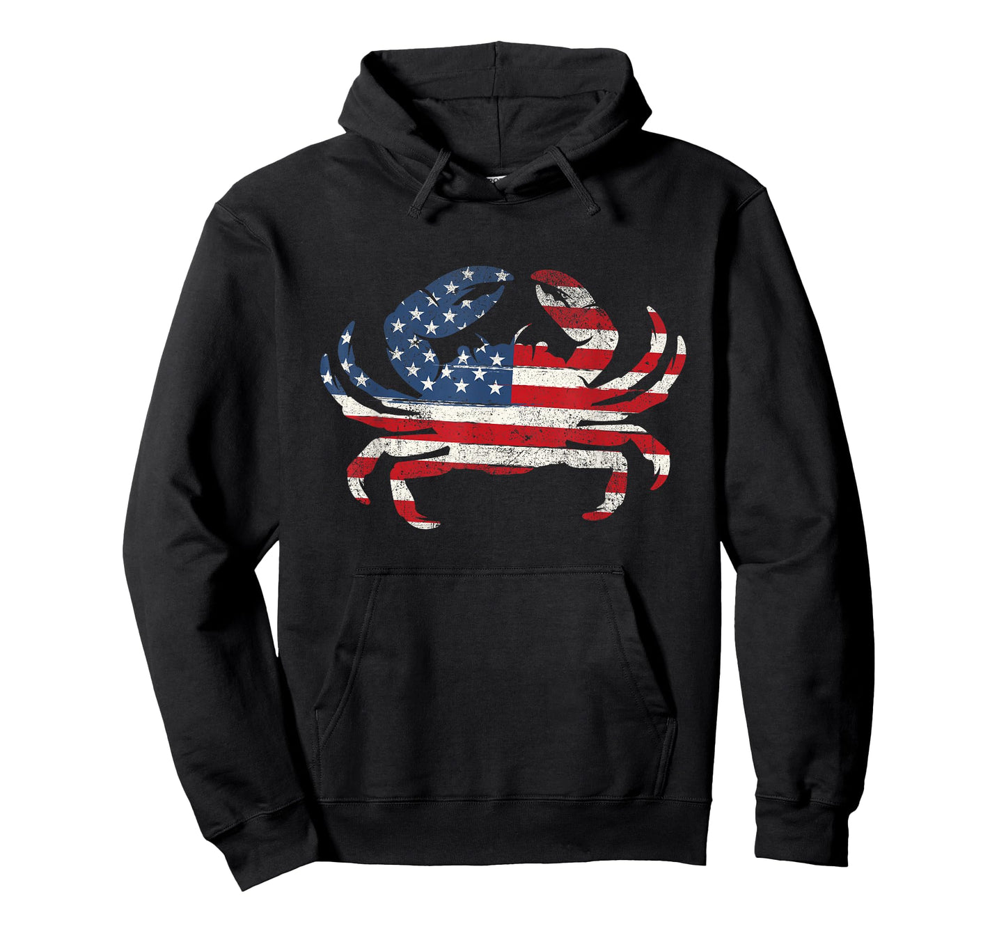 USA American Flag Crab - 4th of July Crabber Animal Lover T-Shirt