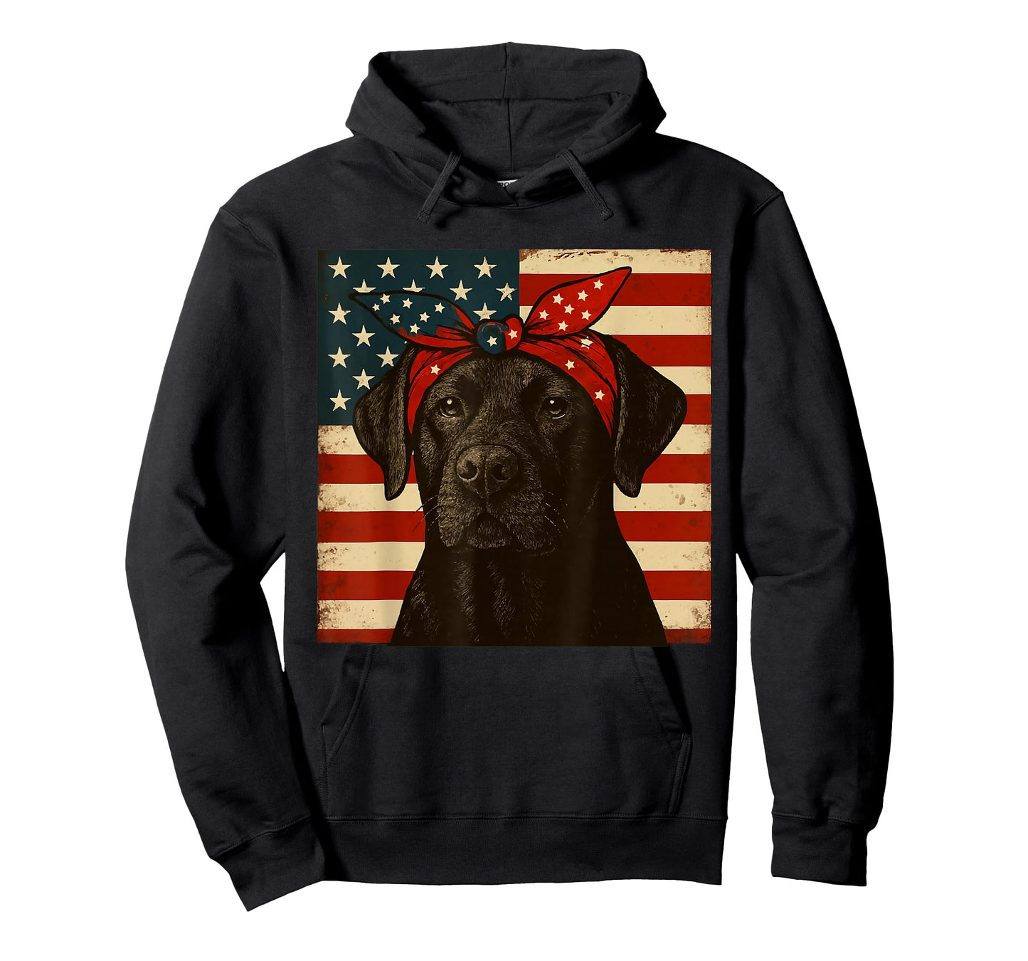 Labrador Retriever Patriotic 4th of July for Men Women Kids T-Shirt