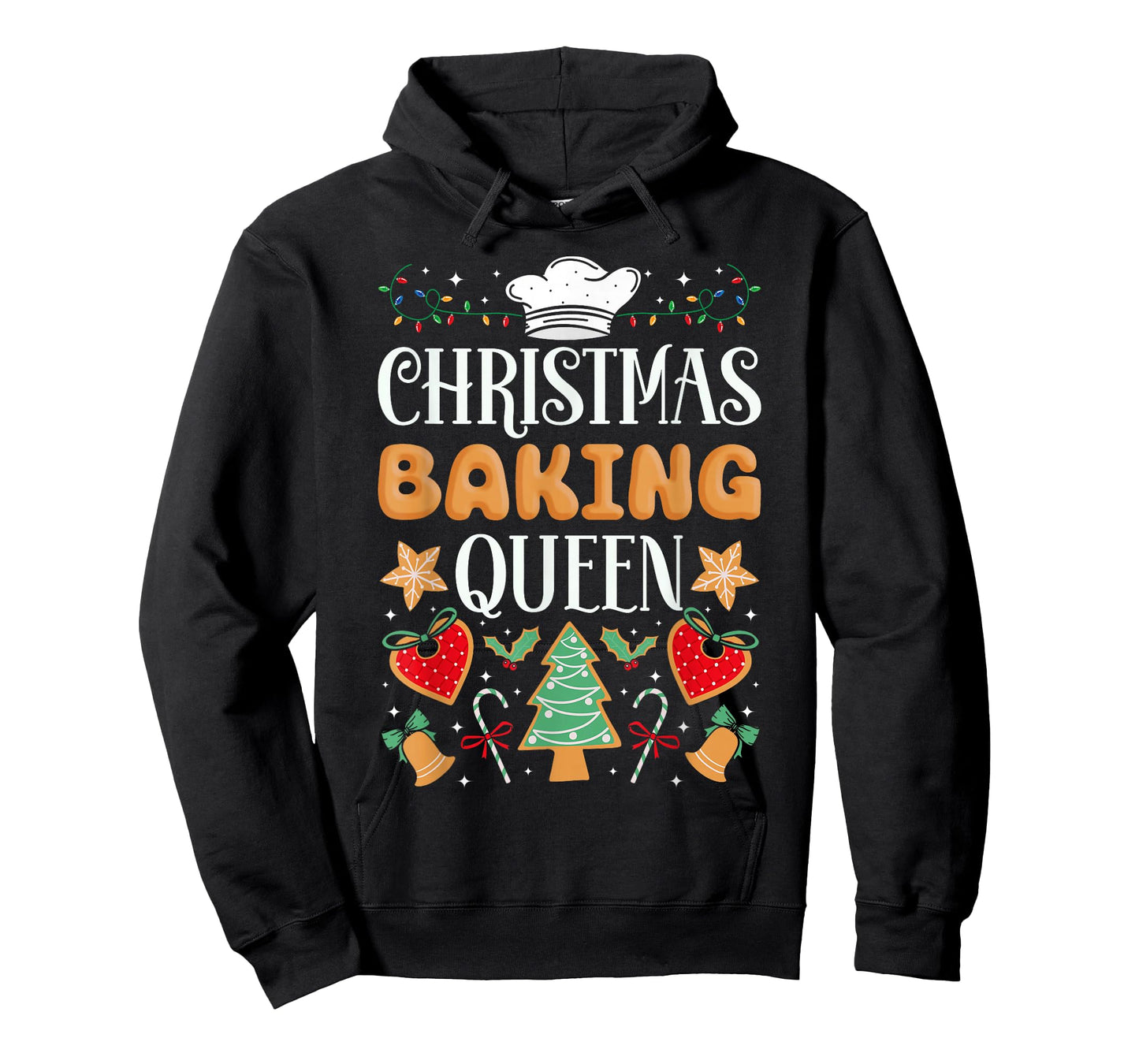 Bake Baking Christmas Gingerbread Man Queen Christmas Baking T-Shirt
