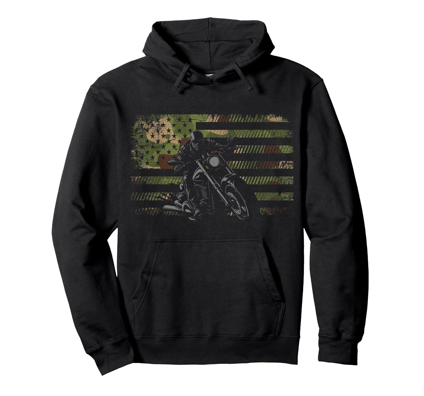 American Flag Motorcycle Women Kids Men T-Shirt
