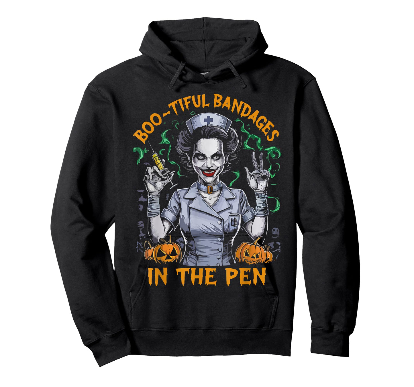 Correctional Nurse Halloween Spooky Nursing Trick Or Treat T-Shirt
