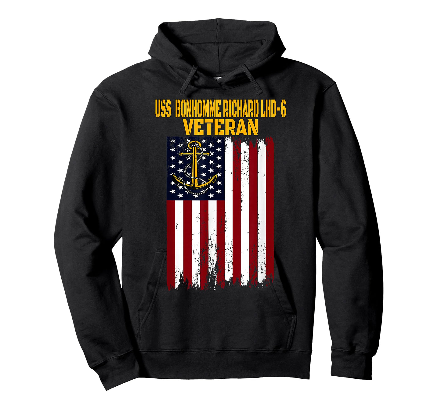 USS Bonhomme Richard LHD-6 Amphibious Assault Ship Veteran T-Shirt