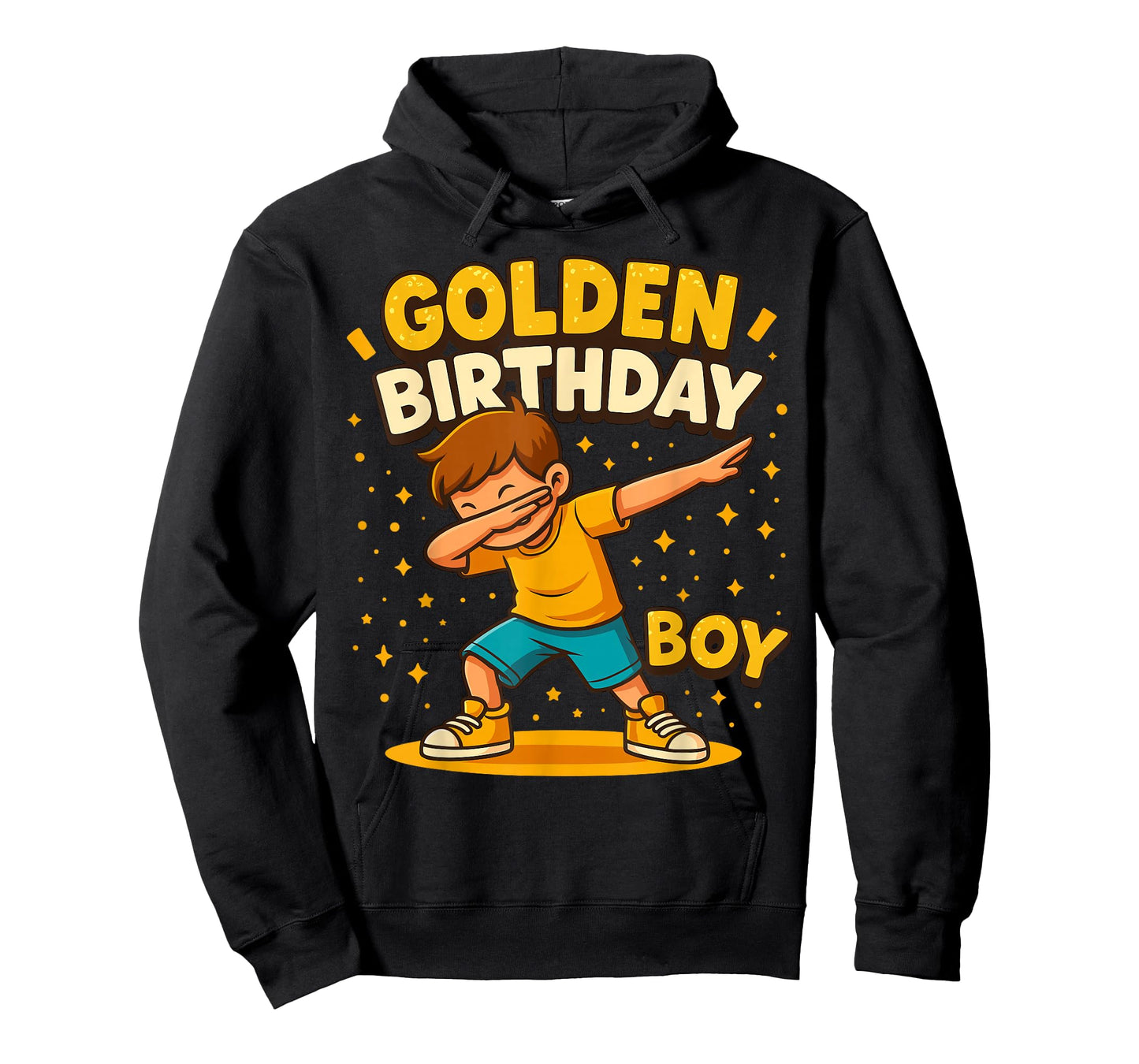 Golden Birthday Boys Bday Toddlers Birthday Party Decoration T-Shirt