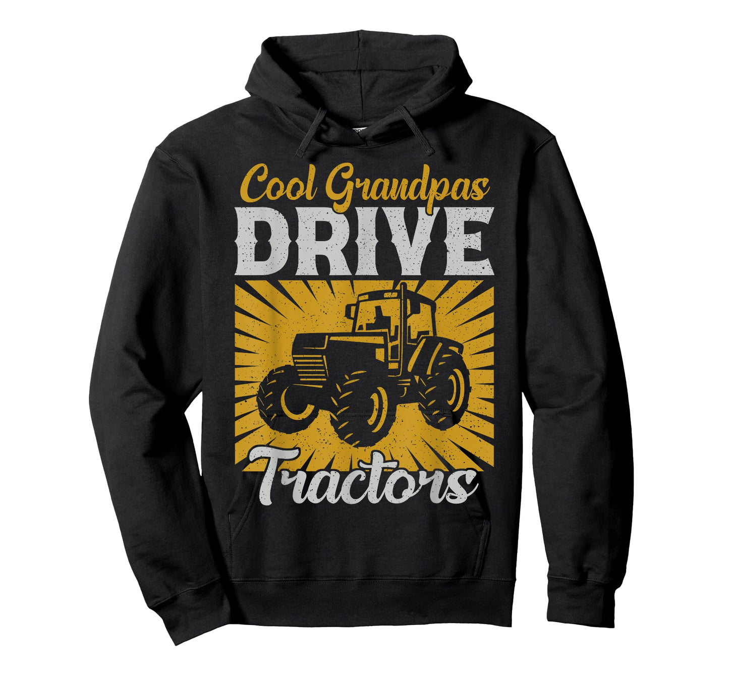 Cool Grandpas Drive Tractors Retro Cool Grandpas Farmer Farm T-Shirt