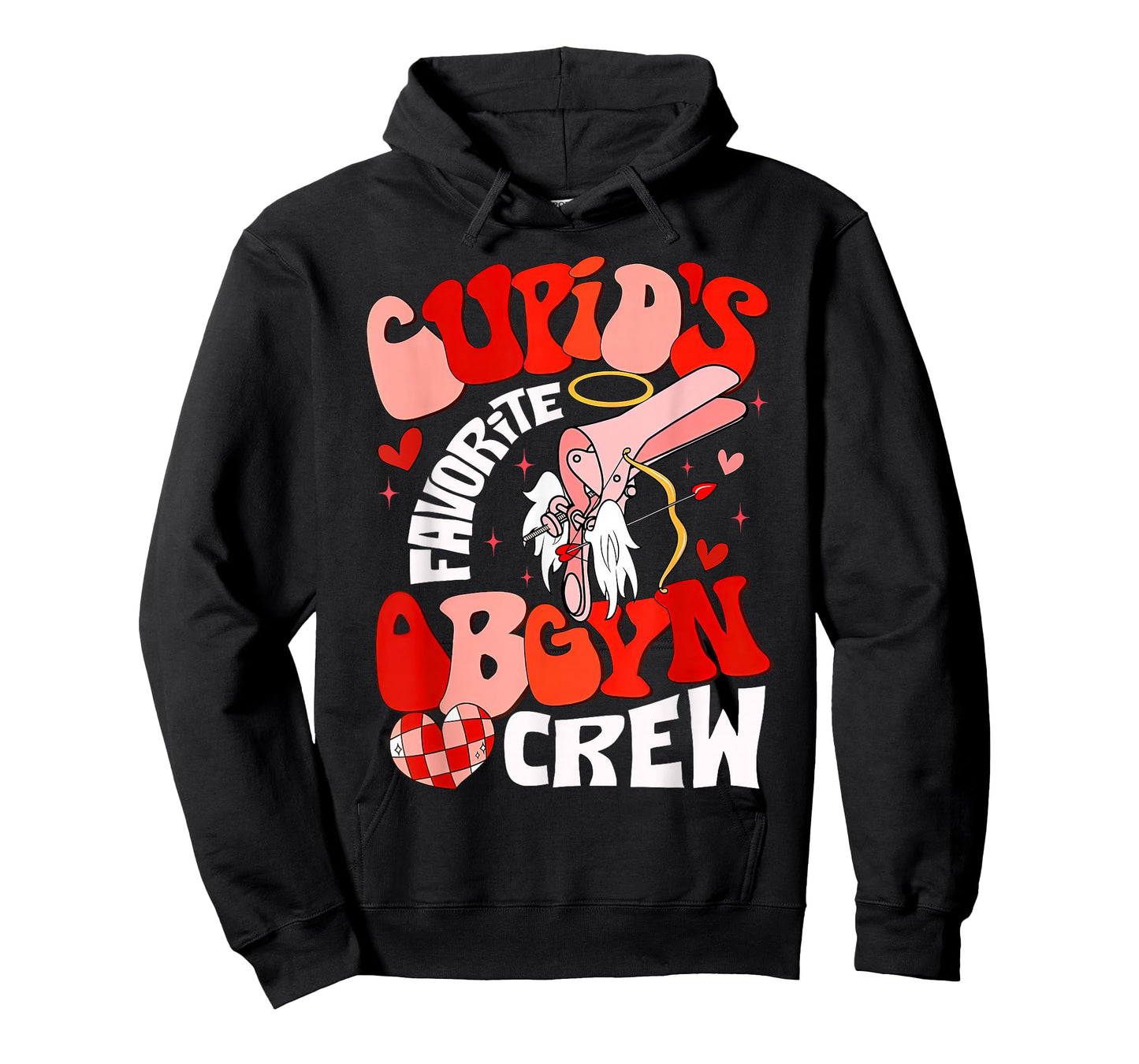 Cupid's Favorite OBGYN Crew Valentine's Day Labor Delivery T-Shirt