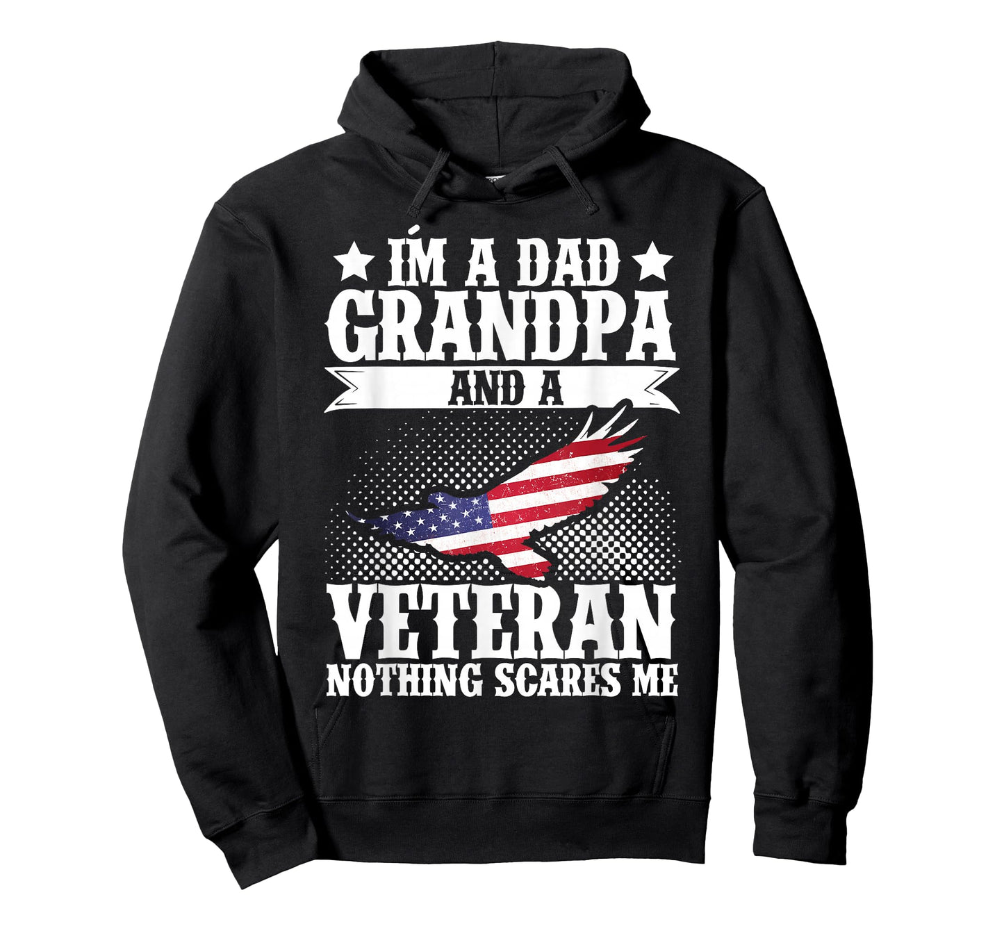 I'm A Dad Grandpa and A Veteran US Flag Veterans Day T-Shirt