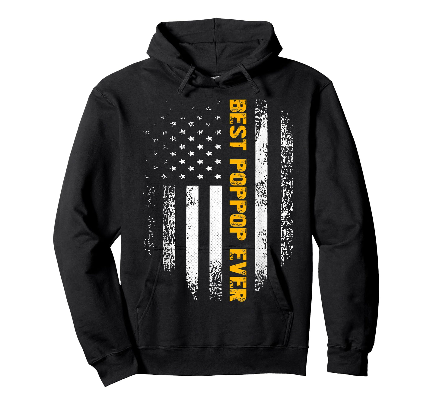 Mens Vintage Best Poppop Ever American Flag Father's Day Gift T-Shirt
