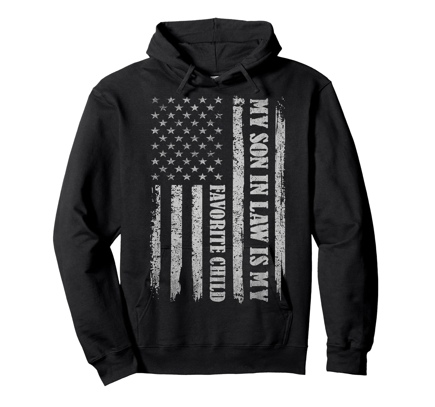 My Son in Law is My Favorite Child Fathers Day USA Flag T-Shirt
