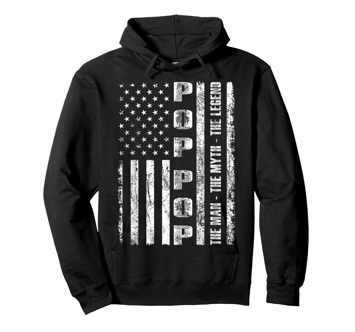 Pop Pop The Man The Myth The Legend US Flag Tshirt T-Shirt