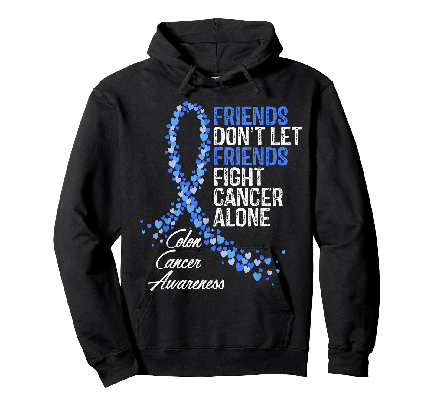 Colon Cancer Awareness Friends Fighter Warrior Support T-Shirt