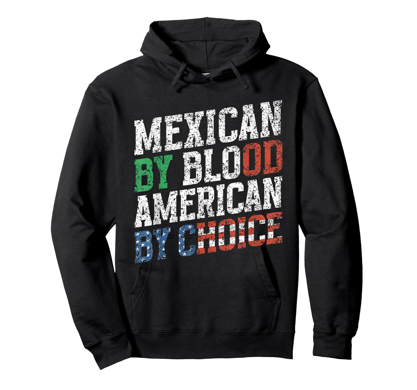 Mexican By Blood American By Choice Us Usa Mexican American T-Shirt