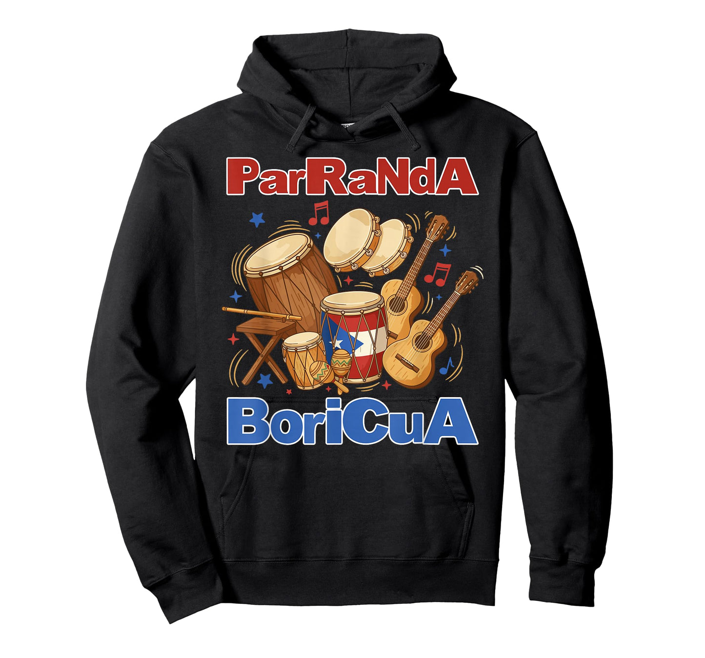 ParRaNdA Boricua Puerto Rican Christmas Music Holiday T-Shirt