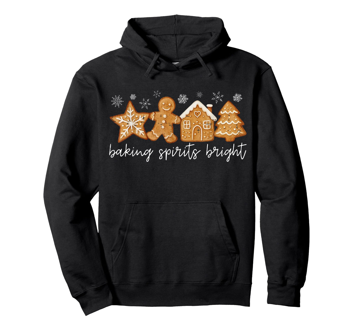 Baking Spirits Bright Gingerbread Cookie Christmas Holiday T-Shirt
