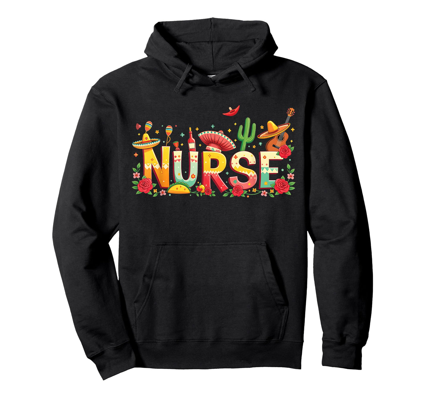 Cinco De Mayo Fiesta Mexican Party Nurse Women Scrub Top T-Shirt