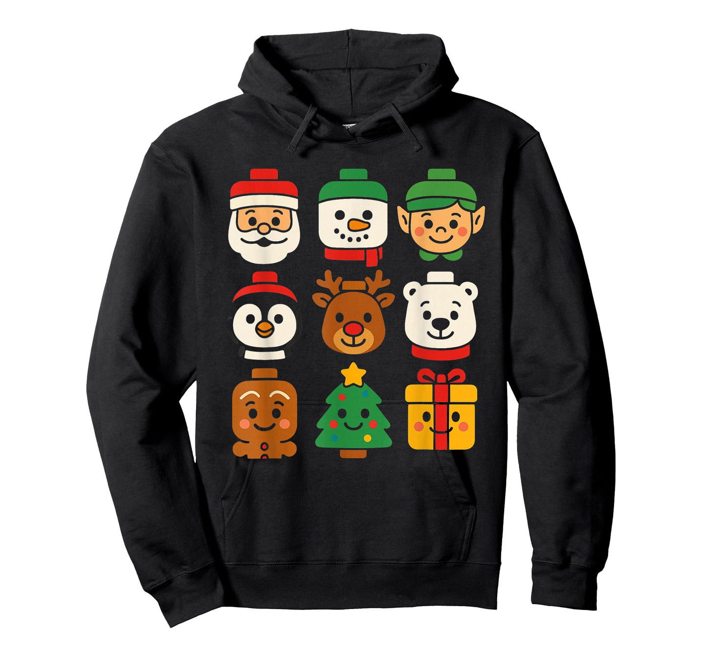 Christmas Building Brick Santa Elf Snowman Xmas Boys Girls T-Shirt
