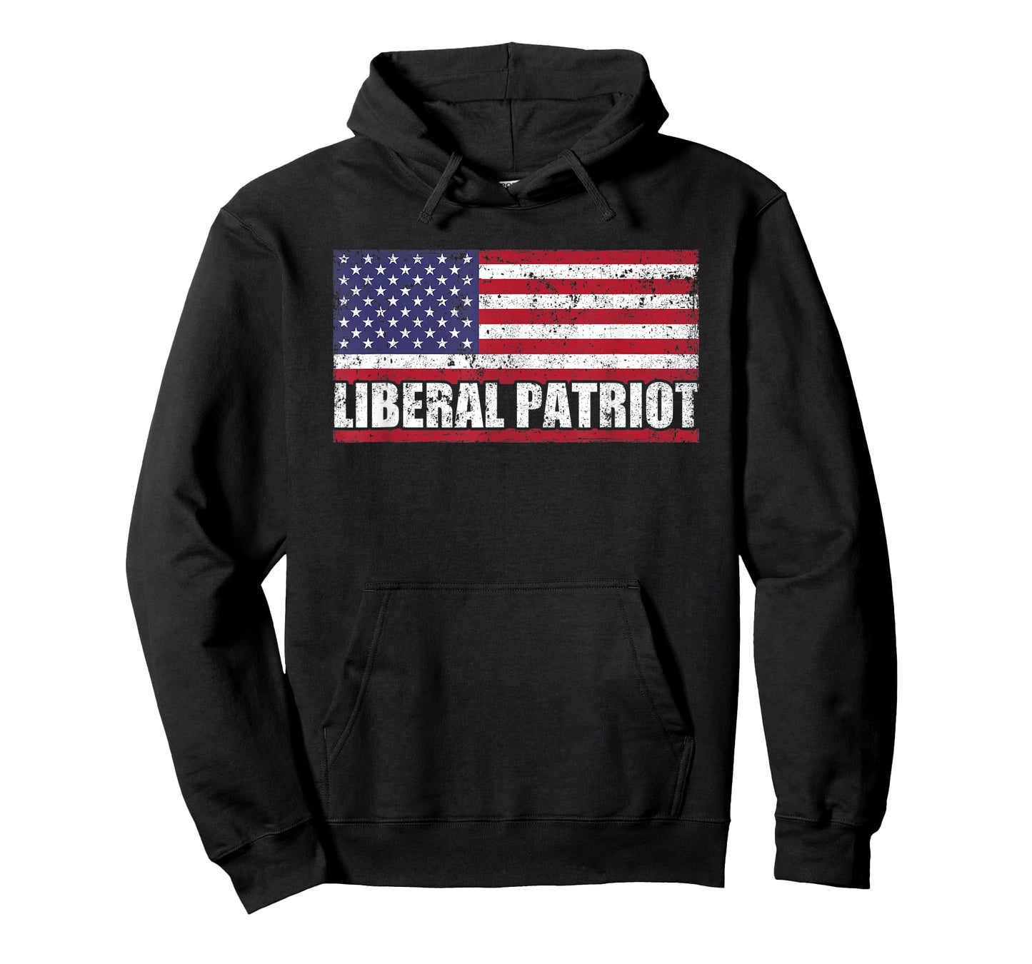 Liberal Patriot USA Flag Patriotic Proud American T-Shirt for Women Men