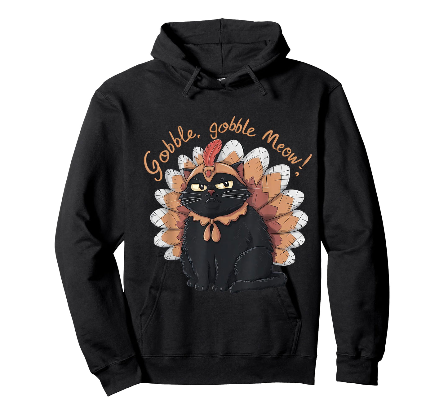 Celebrate Thanksgiving Funny Cat Dressed as Turkey Lovers T-Shirt