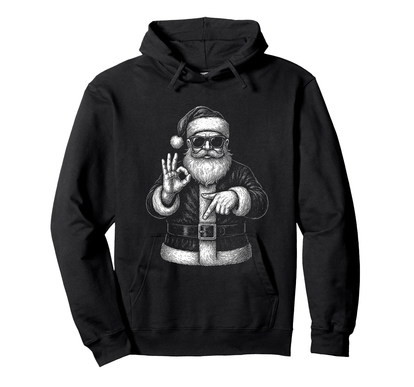 Funny Santa 6 7 Meme Design | Christmas Math Humor T-Shirt
