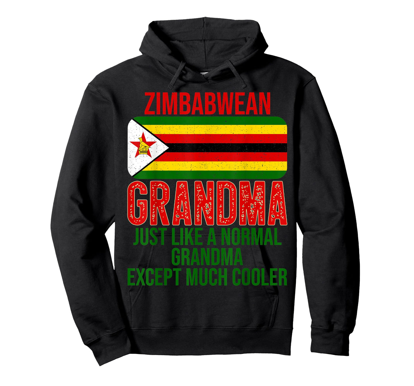 Vintage Zimbabwean Grandma Zimbabwe Flag for Mother's Day T-Shirt