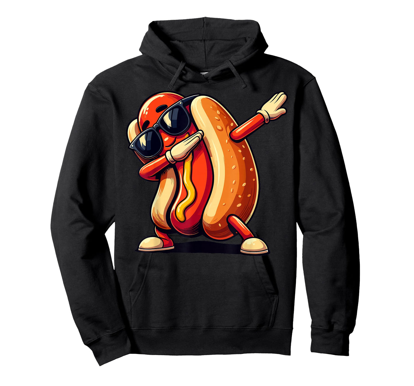 Cool Hot Dog Dabbing Funny Fast Food Hotdog Lovers Toddler T-Shirt