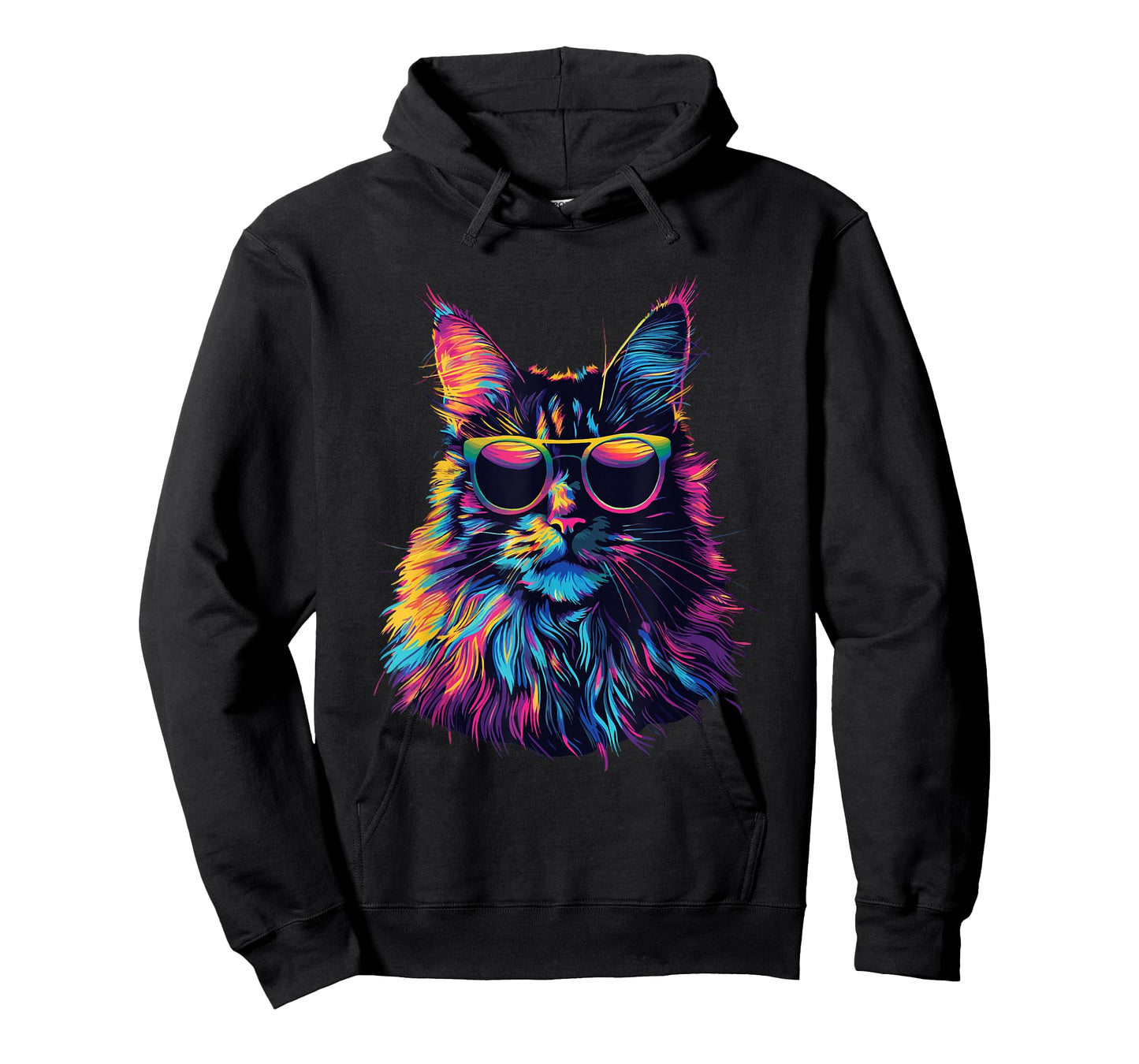 Maine Coon Cat Lovers Design Pop Art Funny Maine Coon Cat T-Shirt