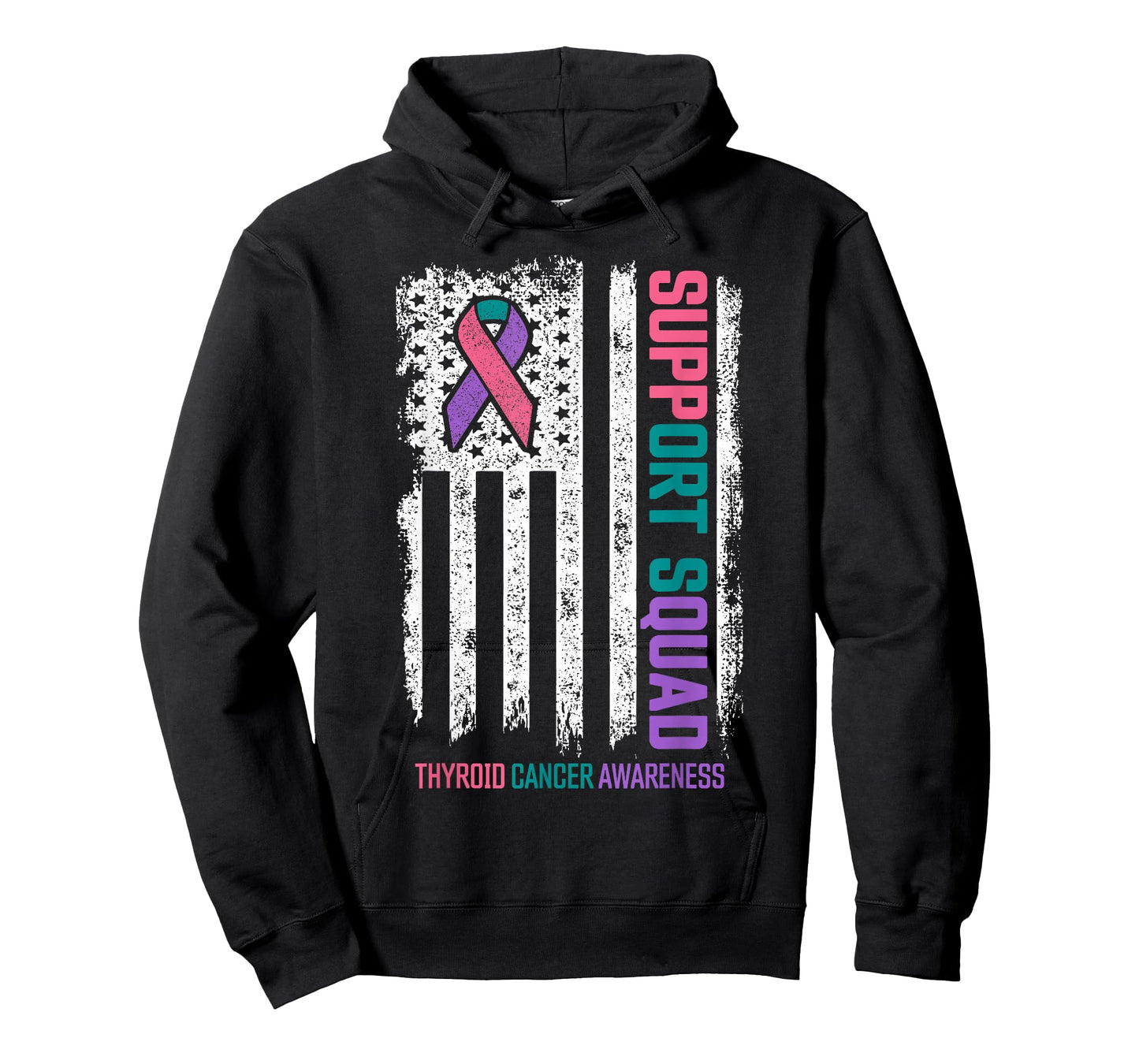 Thyroid Cancer Shirts Support Squad Thyroid Cancer Awareness T-Shirt