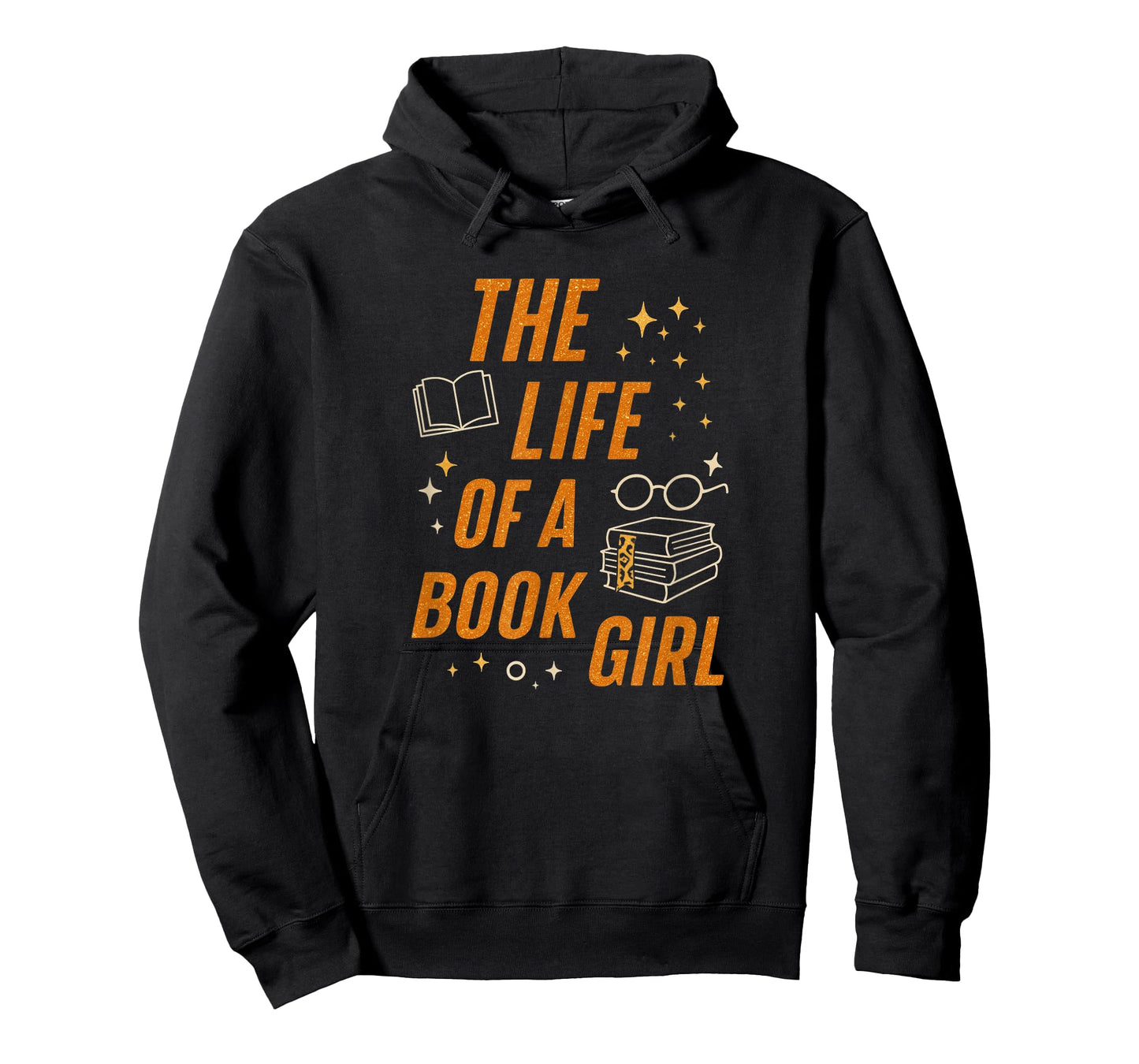 The Life of A Book Girl Reader Aesthetic Graphic T-Shirt
