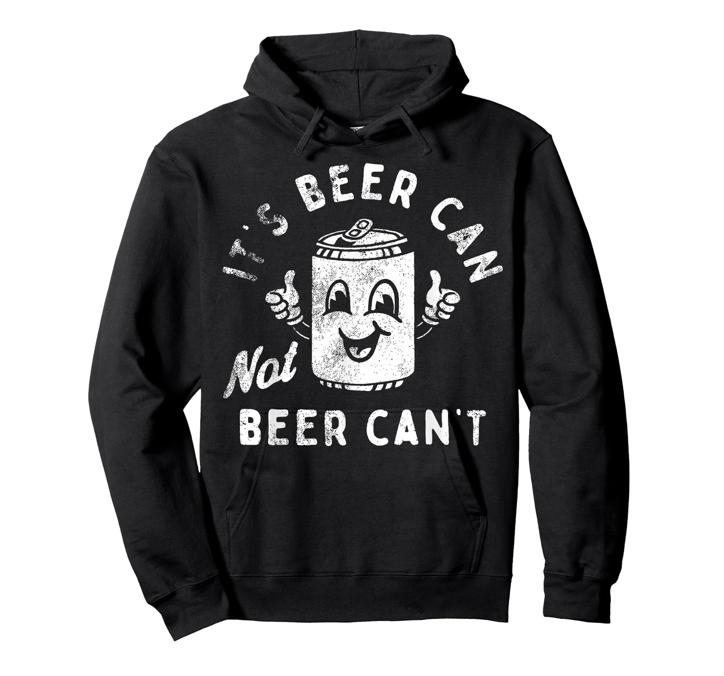 Retro It's Beer Can Not Beer Can't Funny Party Drinking T-Shirt